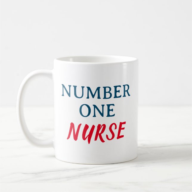 Caneca De Café Enfermeiro Número Um (Esquerda)