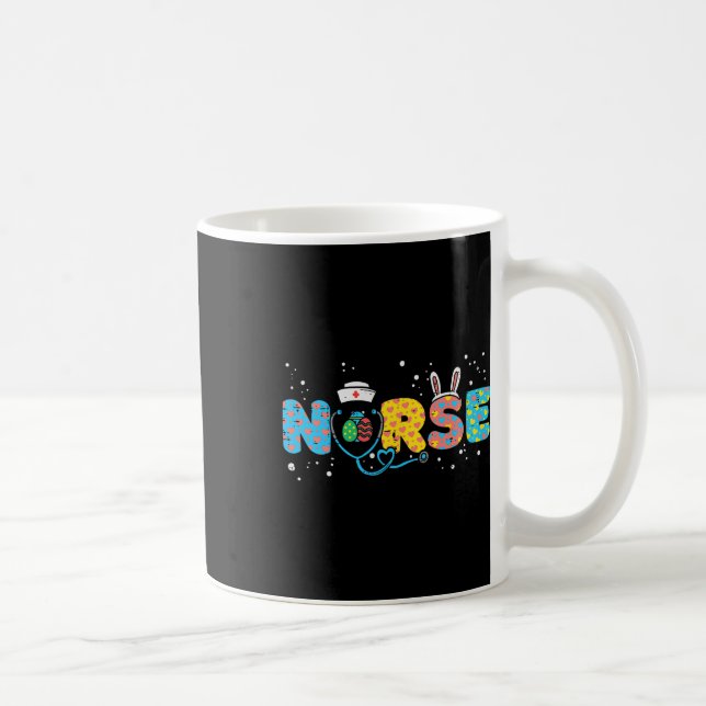 Caneca De Café Enfermeiro Orelha Estetoscópio Páscoa Custa (Direita)