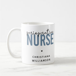 Caneca De Café Enfermeiro Perioperatório Personalizado RN OU Pres