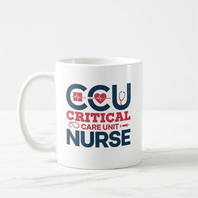 Caneca De Café Enfermeiro personalizado da CCU (Esquerda)