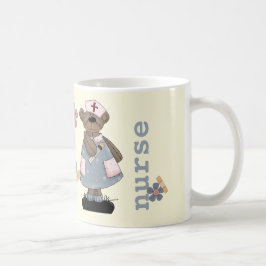 Caneca De Café Enfermeiro Personalizado do Urso de Teddy para Enf