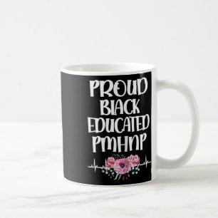 Caneca De Café Enfermeiro Psiquiátrico Pmhnp Educado a Preto