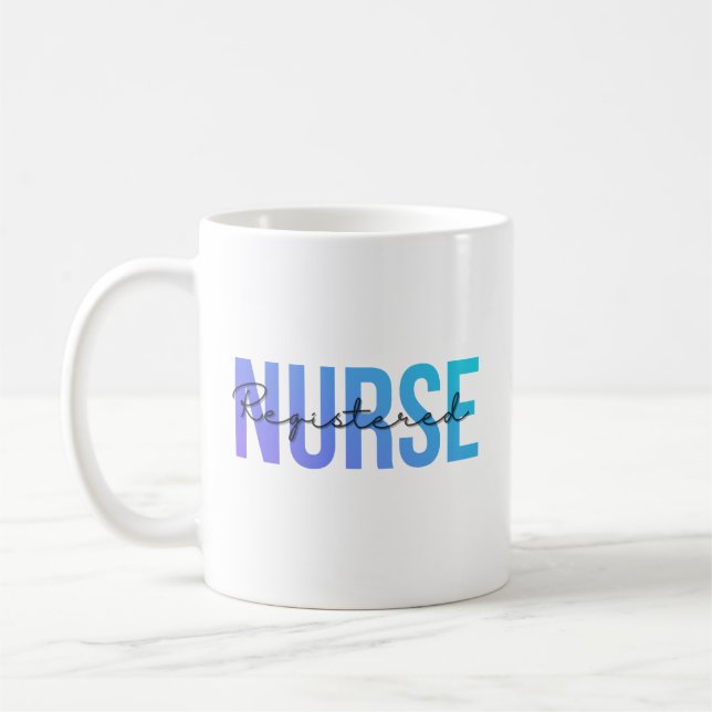 Caneca De Café Enfermeiro Registrado (Esquerda)
