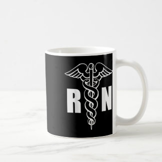 Caneca De Café Enfermeiro Rn Caduceus Símbolo Médico Enfermeiro (