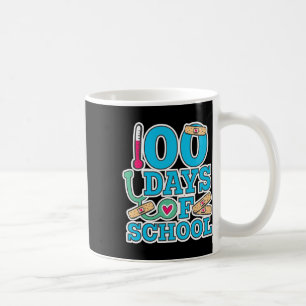 Caneca De Café Enfermeiros 100 Dias De Escola
