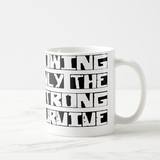 Caneca De Café Enfileirar sobrevive (Direita)