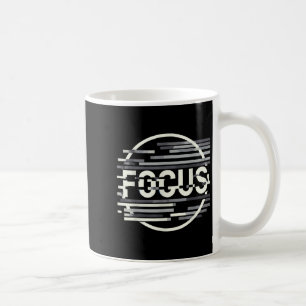 Caneca De Café Enfoque Encantado Humor Engraçado Gráfico