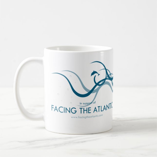 Caneca De Café Enfrentando o Atlântico (Esquerda)