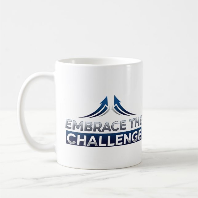 Caneca De Café Enfrentar o desafio (Esquerda)