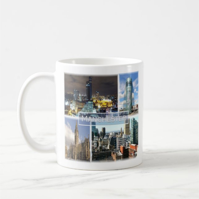 Caneca De Café ENG023 MANCHESTER, Inglaterra, Europa, (Esquerda)