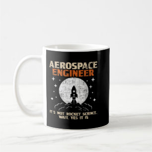 Caneca De Café Engenharia Espacial de Aeronaves Engenheiros Aeroe