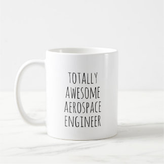 Caneca De Café Engenheiro Aeroespacial Totalmente Engraçado