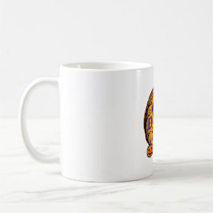 Caneca De Café Engenheiro Ama o Design de Abóbora Vintage de Hall