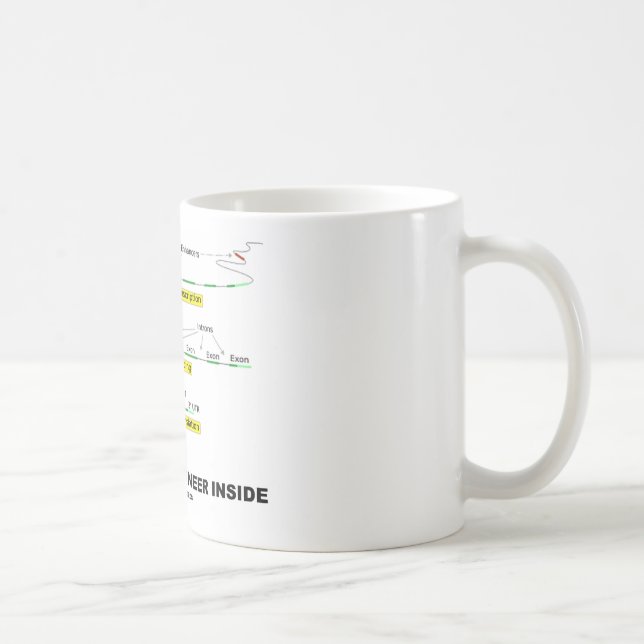 Caneca De Café Engenheiro biológico para dentro (Direita)