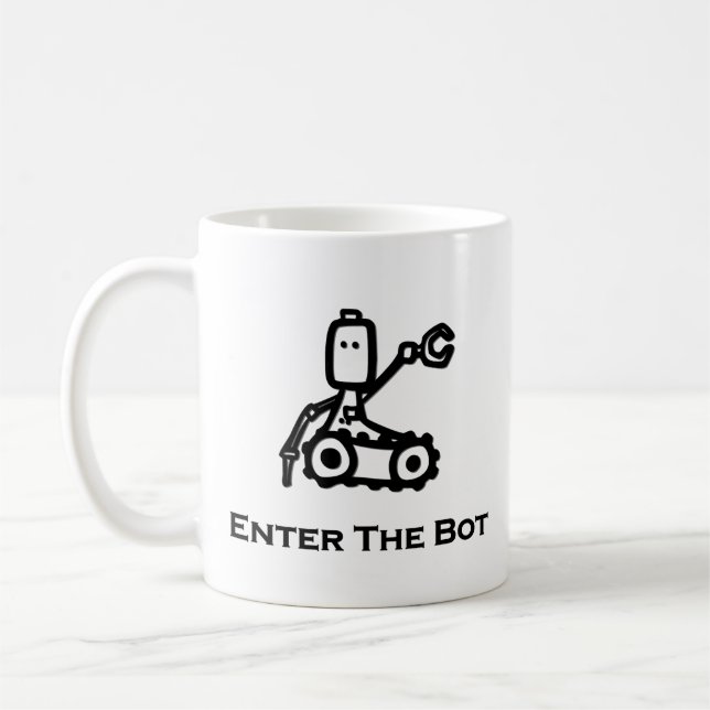 Caneca De Café Engenheiro Bot (Inicialização) Entre Na Inicializa (Esquerda)