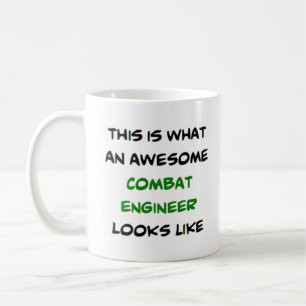 Caneca De Café engenheiro de combate incrível