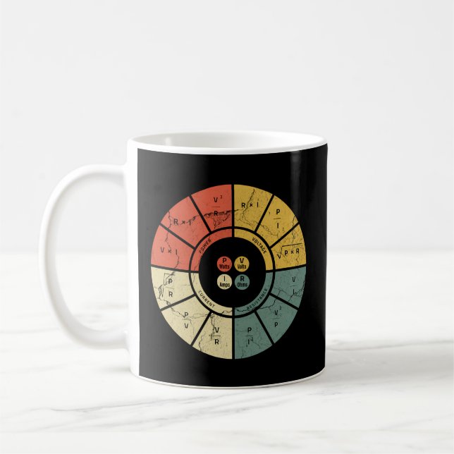Caneca De Café Engenheiro de Eletrônicos Elétricos do Diagrama de (Esquerda)