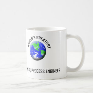 Caneca De Café Engenheiro de processo químico do mundo o grande