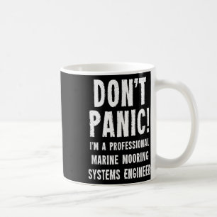 Caneca De Café Engenheiro de Sistemas de Amarração Marítima