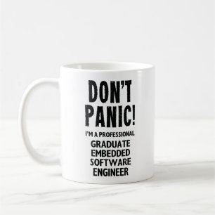Caneca De Café Engenheiro de software integrado ao formando
