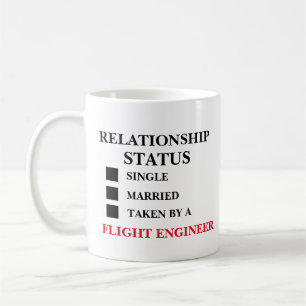 Caneca De Café Engenheiro de Voo de Estado da Relação