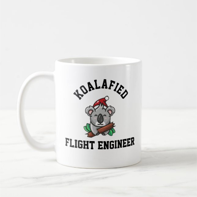 Caneca De Café Engenheiro de Voo Koalificado  (Esquerda)
