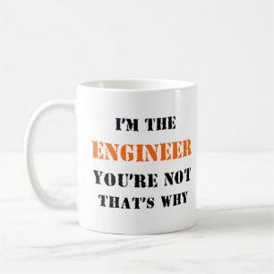Caneca De Café engenheiro, eu sou o