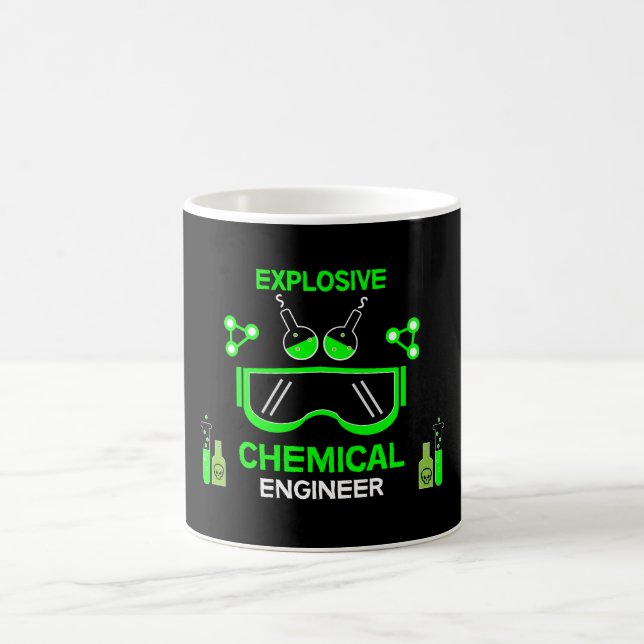 Caneca De Café Engenheiro Químico - Melhor Engenheiro - Ciência (Centro)