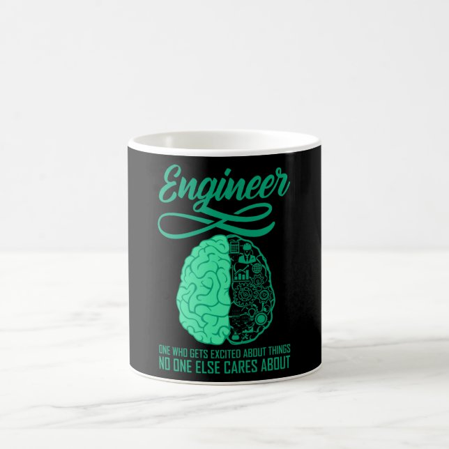 Caneca De Café Engenheiros Engraçados Dizendo Engenharia (Centro)