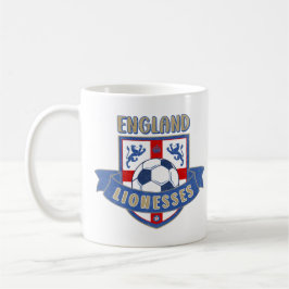 Caneca De Café England Lionesses Soccer Crest (#02) Mug