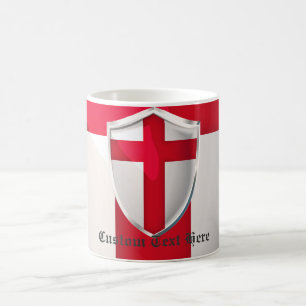 Caneca De Café England Shield