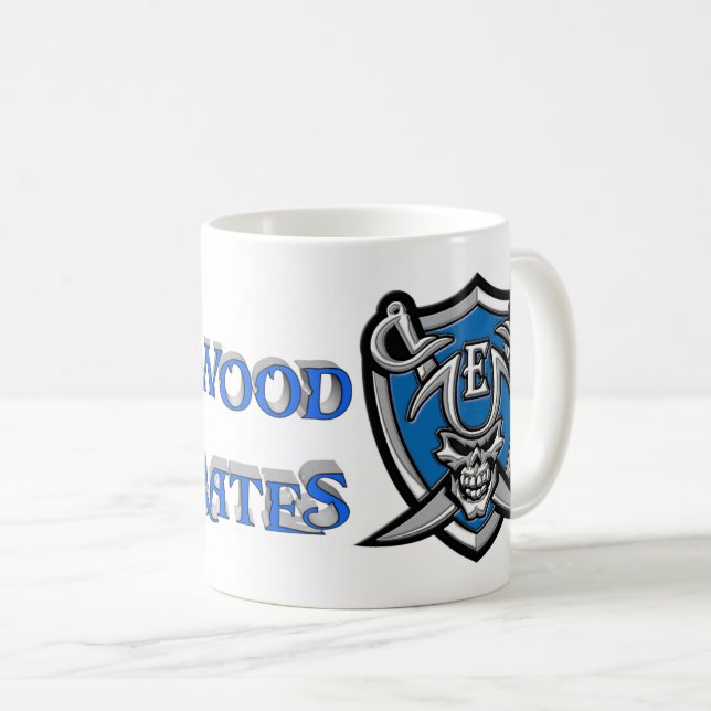 Caneca De Café Englewood pirateia o copo (Frente Esquerda)
