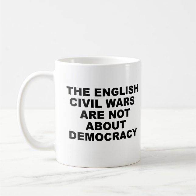 Caneca De Café English Democracy Mug (Esquerda)