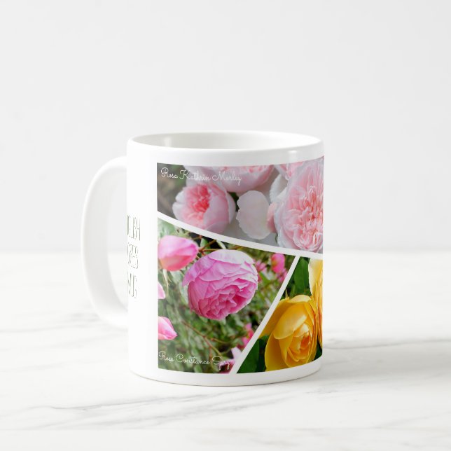 Caneca De Café English Roses [Classic Mug] (Frente Esquerda)