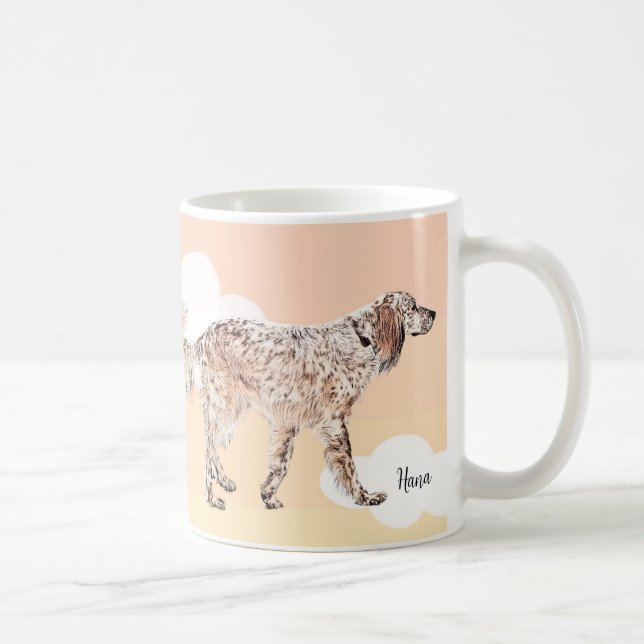 Caneca De Café English Setter Coffee Mug (Direita)