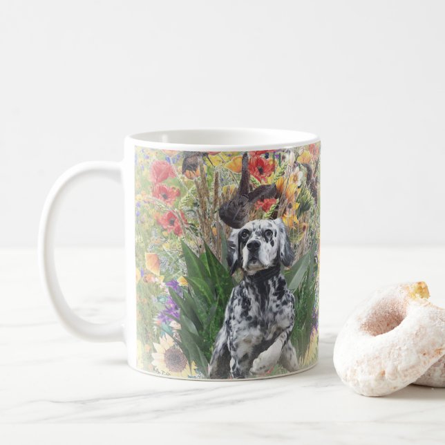 Caneca De Café English Setter Coffee Mug (Com Donut)