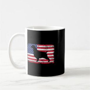 Caneca De Café English Springer Spaniel 4 de Julho Patriótico Ame