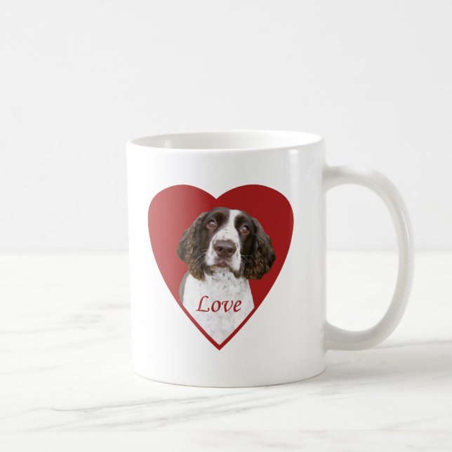 Caneca De Café English Springer Spaniel Love Coffee Mug (Direita)