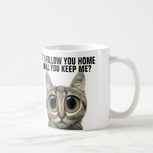 Caneca de café engraçada bonito eyed grande do