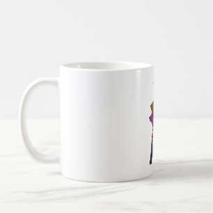 Caneca De Café Engraçada bruxa malchada vibes das mulheres do hal