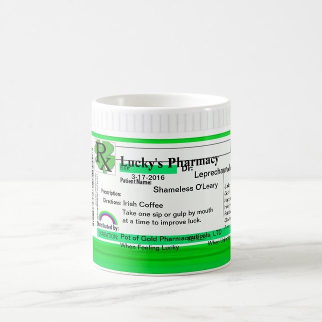 Caneca De Café Engraçada Coffee Mug Irlandesa (Centro)