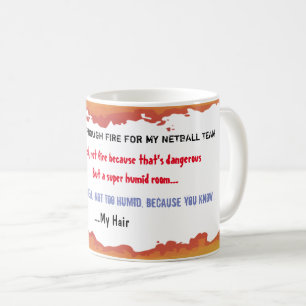 Caneca de café engraçada das citações da equip