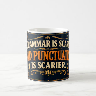Caneca de café engraçada de Halloween para profess
