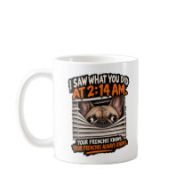Caneca de café engraçada do Bulldog Francês olhand