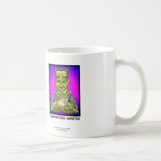 Caneca de Café Engraçada do Hamster de Frankenstei (Direita)