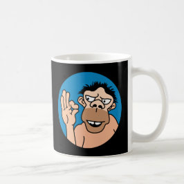 Caneca de café engraçada do homem das cavernas