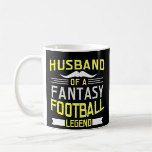 Caneca de café engraçada do marido da legenda do