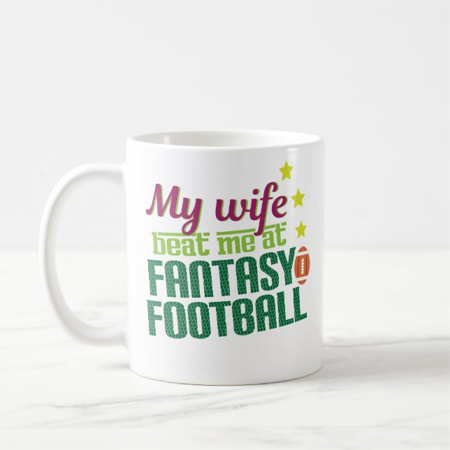 Caneca de café engraçada do marido do vencido do (Esquerda)