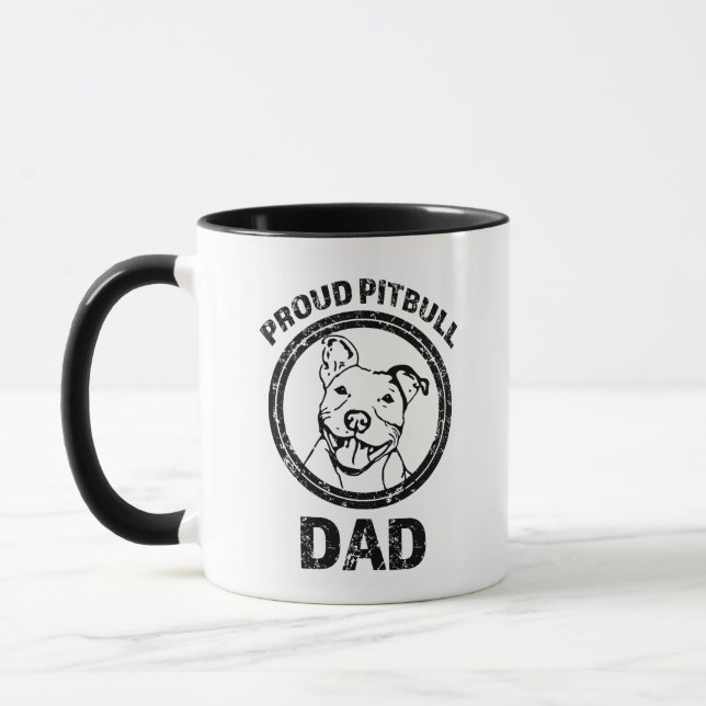 Caneca de café engraçada do pai orgulhoso de (Esquerda)
