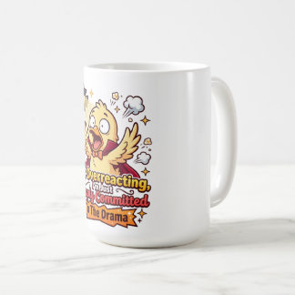 Caneca de Café Engraçada do Pato Dramático